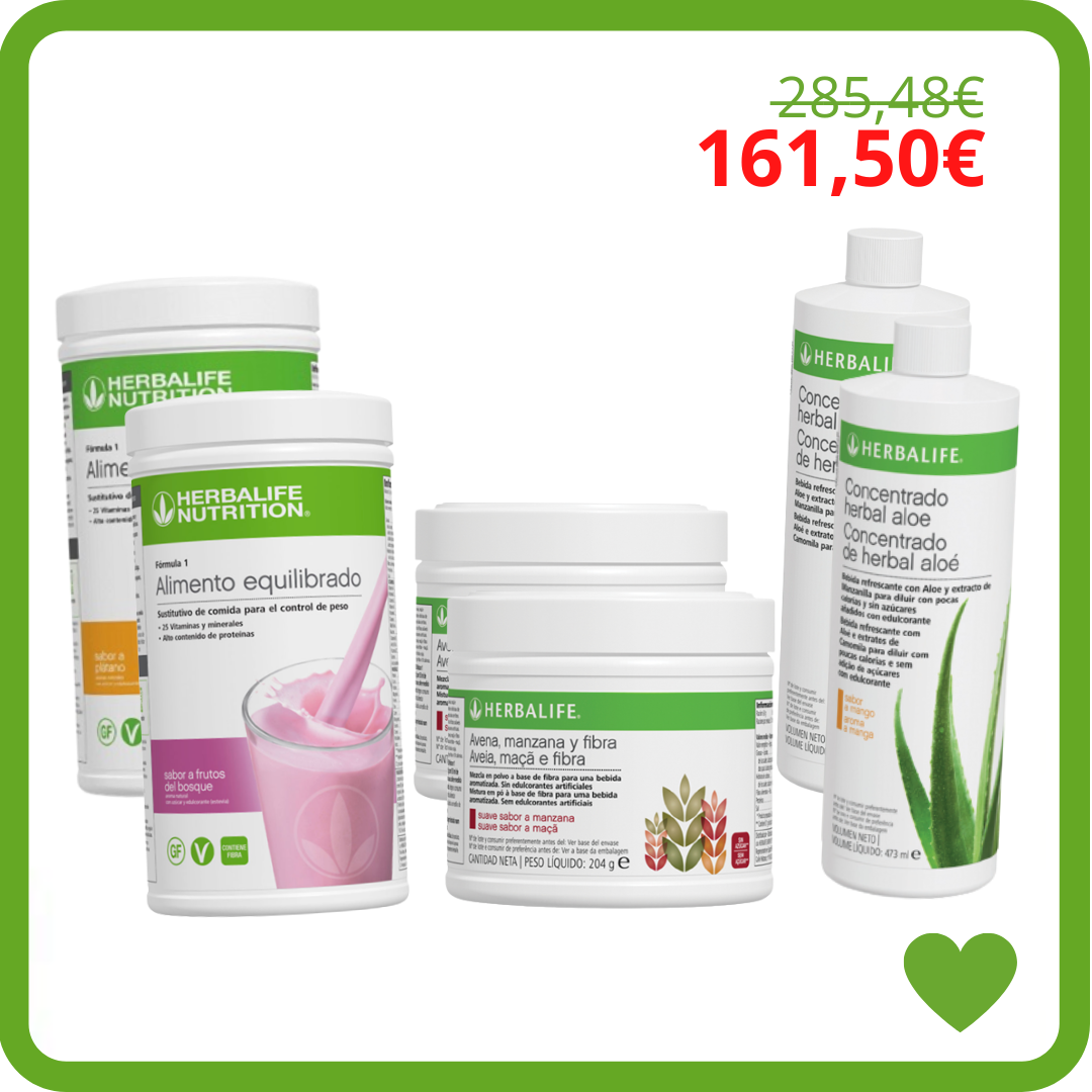 PACK (batido + fibras +aloe) X2